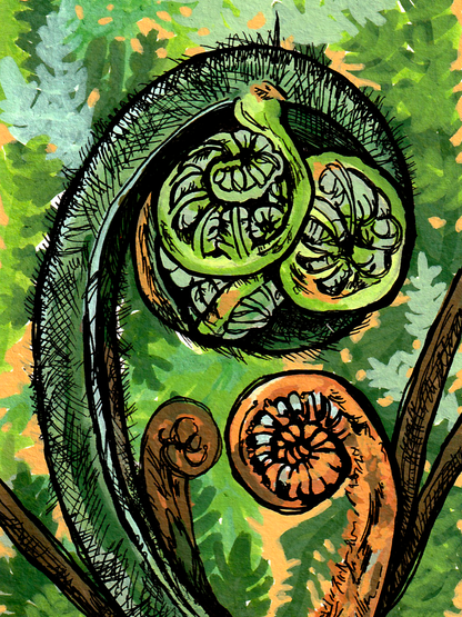 Hapu'u Original Art