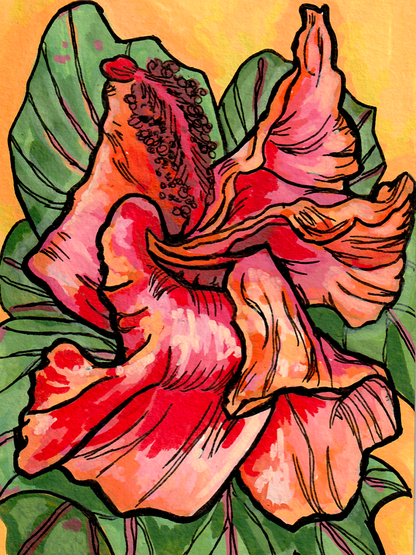 Koki'o Original Art