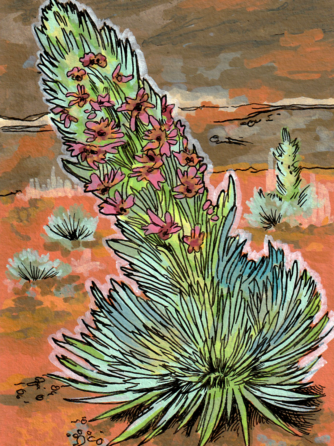 Ahinahina Original Art